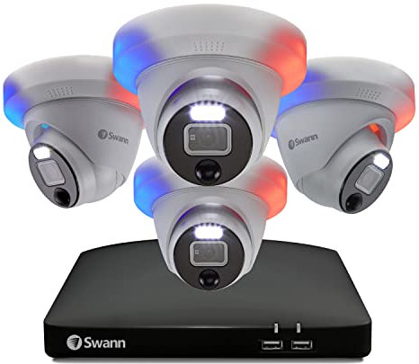 SWANN Security Enforcer 4 Camera 8 Channel 4K Ultra HD DVR Security System