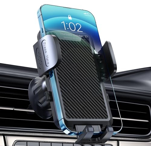 EASERIA Handyhalterung Auto, stabil Auto Handyhalter, 360° Drehbar Handy Halterung, Super Saugnapf fürs Windschutzscheibe & Armaturenbrett, fürs iPhone und Samsung