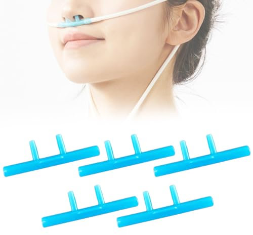 Nasal Oxygen Cannula, Standard Tubing Connector Silicone, 5 PCS (Larege Size)