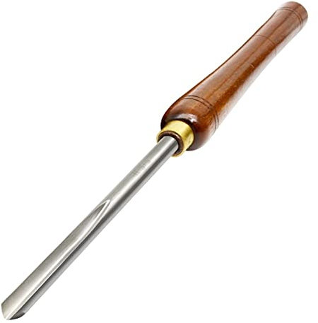 Sgorbia per Ciotola Utensili per tornitura del Legno HSS Flauto a Forma di V da 1/2 e 3/8 Mandrino per Lavorazione del Legno Scalpelli per sgrossatura per tornio per Legno (Color : 10mm570mm)