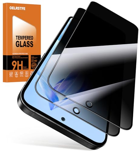 Oelrstfe Privacy Pellicola Protettiva per Honor 90 Lite 5G Anti Spy in Vetro Temperato Durezza 9H Anti-Graffio Senza Bolle Ultra Resistente Anti-Impronta Anti-Spia Protezione Schermo,2 Pezzi