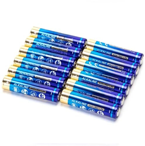Lot de 12 Piles alcalines AAA 1,5 V, idéales pour Les appareils électroniques tels Que la télécommande et Les Jouets.