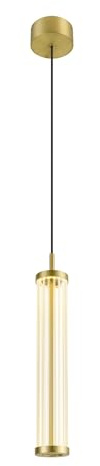SLV QUIMERA MESSING | Hängelampe aus Glas, Pendelleuchte Rund, Dimmbare Esszimmerleuchte, Wohnzimmerlampe mit Warmweißem Licht, Esstischleuchte mit effizienter LED Technik, Vintage Deckenlampe