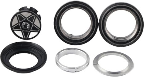 Fahrrad-Steuersatz, Mountainbike-Steuersatz, Aluminiumlegierung, 34 Mm, Fahrrad-Steuersatz, Fahrrad-Vorderradgabel-Vorbau-Steuersatz, Innenlager-Steuersätze für 28,6 Mm Gerades