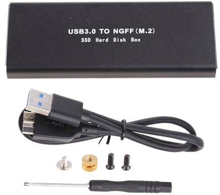 Adaptador convertidor de lector SSD M.2 a USB externo SSD de 10 Gbps, caja dura externa
