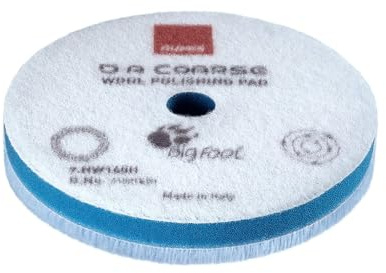 9.NW160H - Tampone per lucidatura in lana blu, Precision Pro Coarse - Ø 160 mm singolo pad