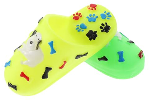 Toddmomy 2stücke Hundemolar Spielzeug Aus Gummi Mit Quietscher Zahnpflege Spielzeug Für Hunde Und Welpen Zufälligen Farben Für Kauen Und Spielen