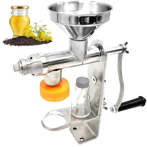 Presse à huile manuelle en acier inoxydable pour extraction de sésame, cacahuète, noix, olives, huiles essentielles