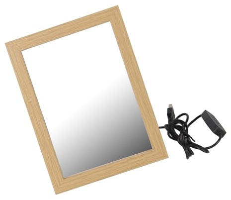 Illuminated Embossed Photo Frame With LED Light Panel Display Case Picture Frame Photo Interchangeable Panel LED Art Display