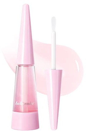 Plumping Lip Gloss, High-Shine Hydrating Lip Plumper with Lip Tint Finish, Waterproof Long-Lasting Moisturising Gloss for Fuller-Looking Lips (#4 Twinkle)