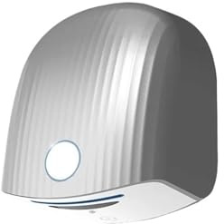Ny automatisk handtork varm kall höghastighets vindvägg Induktionshandtork 1200W for kommersiell badrumstoalett(Sliver)