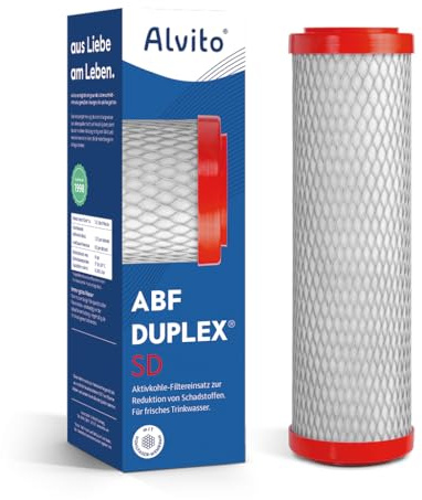 Alvito ABF Duplex SD Aktivkohlefilter mit hohem Durchfluss bis 7 l/min