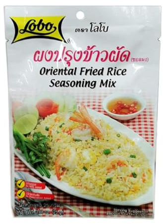 Sazonador para Arroz Frito Oriental 25 g sin glutamato ni conservantes mezcla de especias para wok y salteados sabor asiático aromático