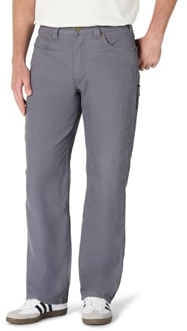 Amazon Essentials Pantalon de Travail avec Poches pour les Outils, Coupe Décontractée - couleurs abandonnées Homme, Gris, 34W / 33L