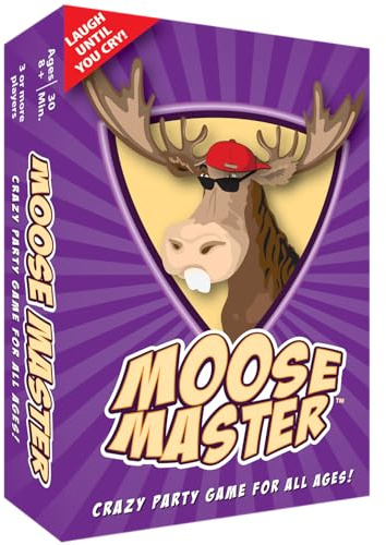 Moose Master - Laugh Until You Cry Fun - Your Cheeks Will Hurt from Smiling and Laughing so Hard - for Fun People Looking for A Hilarious Night in a Box