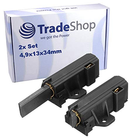 2x Kohlebürsten für 20584.087 20544.080 20584.453 20584.084 20584.513 20584.514 SOLE Waschmaschinen-Motoren / 5x13x36mm Motorkohlen