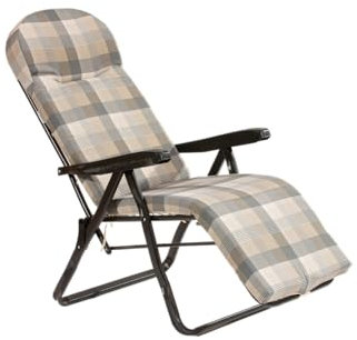 TECNOCUCI Materassino arrotondato per sdraio automatica - Ideale come cuscino per giardini ed esterni - Diverse Colorazioni Disponibili - 160x48cm - Spessore 4,5cm - Made in Italy