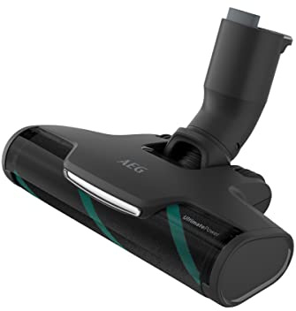 AEG AZE156 Cepillo UltimatePower - Limpieza de Suelos Duros, Compatible con Aspiradora S8000, Luces Delanteras LED, Recoge Polvo Fino y partículas XXL, Limpieza Suave