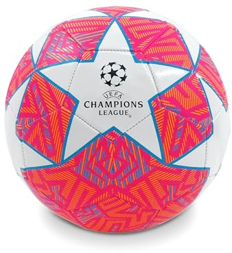 Mondo Toys - Pallone da Calcio Cucito CHAMPIONS LEAGUE - Prodotto Ufficiale - misura 5 - 300 g - 2 colori assortiti - 23003