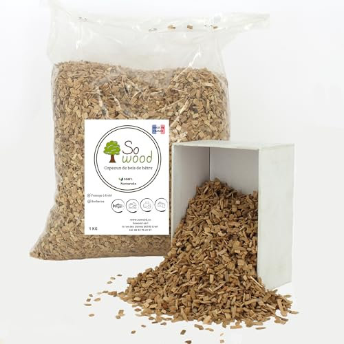 Générique Virutas de madera de haya para ahumado, 1 kg