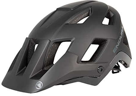 Endura Unisex Erwachsene Hummvee Plus Fahrradhelm | Matt-Finish | Lüftungsschlitze Helm, Schwarz, M-L