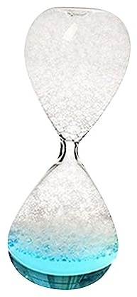 Sharplace Chantant sablier minuterie rêve Cristal sablier Verre Liquide Mouvement minuterie sablier Anniversaire Cadeaux Table décoration, Bleu