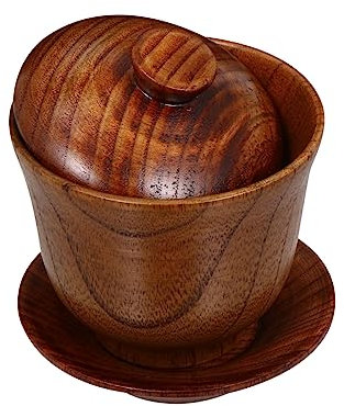CIYODO Chinese Style Porcelain Tea Cup Lid 120ml Ceramic Teaware Single Pack Decorative Traditional Tea Cup for Home and Restaurant Use