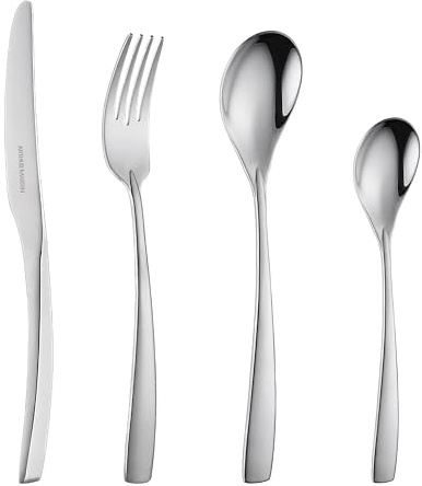 Arthur Martin AM3630 Ménagère 24 pièces Set de couverts de table acier inox pour 6 personnes