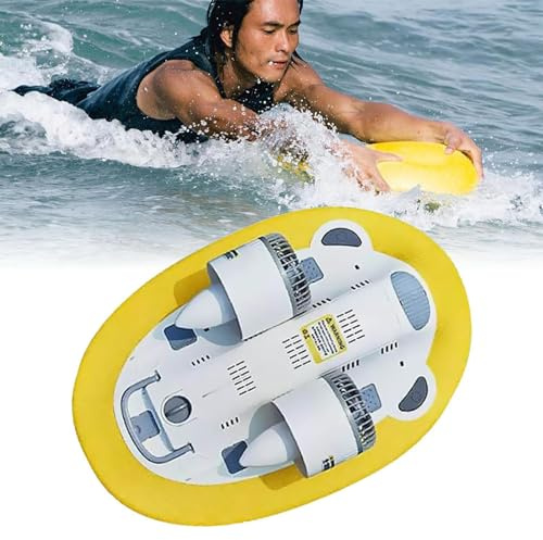 RayGenius Scooter sous-Marin Scooter De PlongéE éLectrique Surf Paddle Kick Board Natation Smart Kickboard for Kids,BatteryX2