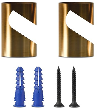 2 Pcs Decentralizer Pendant Light Cable Hooks Ceiling or Wall-Mounted | Metal V Hooks for Fabric Electrical Cables, Hanging Pendant Lights, Cable Clips & Lighting Fixture Organizer.