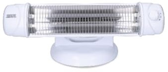 Stufa al quarzo da pavimento - Potenza regolabile 600-1200W - Calore efficiente ideale per il riscaldamento di piccoli spazi.