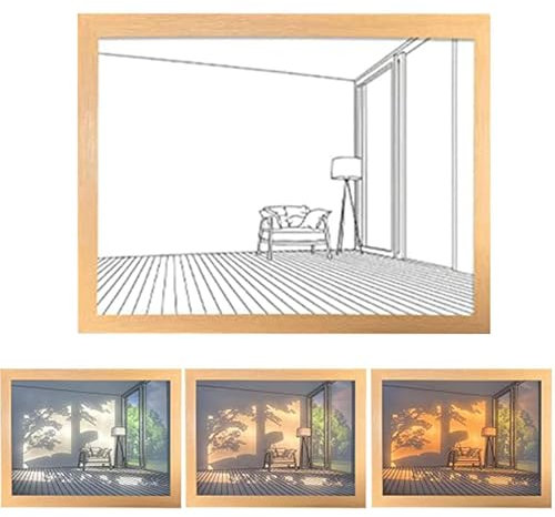 Quadri LED a Parete Decorativi Regolabili Arte Murale Creativa
