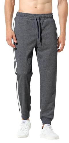 Mauro Kane Herr Joggingbyxor Träningsbyxor Löparbyxor Avslappnade Activewear Träningsbyxor med fickor