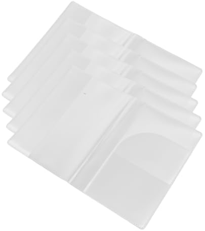 TOYANDONA 5 Stück Reisepasshüllen Fotohalter Für Geldbörse Klarer Kreditkartenschutz Visitenkartenhüllen Führerscheinhülle Klare Kreditkartenhüllen Passhüllen Transparentes PVC