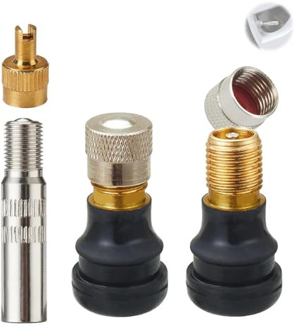 AzureRay Rallonge Valve Pneu avec Adaptateur d'Extension pour Xiaomi Trottinette, Embout Gonflage Pneu Vélo