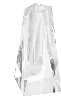 Kitcom Small Crystal Flower/Bud Vase 4.7Inch, Elegant Floral Display for Home & Weddings, Comes with Gift Box