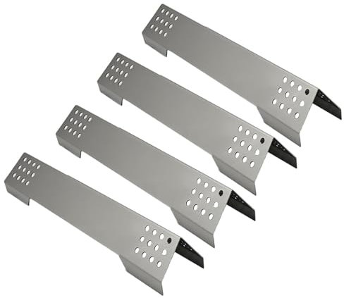 WELL GRILL 40,2cm Brennerabdeckung Gasgrills für Rösle Videro G4, G4-S, G4-S Nero, Vario+ Serie, BBQ Edelstahl Flavorizer Bars für Rösle Videro G4 Gasgrill Zubehör, 4 Stück