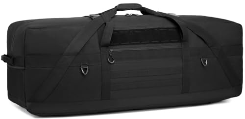 125L XXL große Reisetasche Handgepäck Herren Sporttasche Trainingstasche | 900D Nylon wasserabweisende Sport Gym Tasche für Fitness Weekender Camping