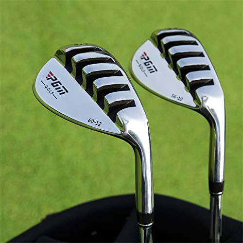 56 or 60 Degree Loft Golf Sand Wedge Right Handed Steel Shaft Golf Club Hollow Wedges Widened Bottom for Men Women Outdoor Sports (56Degree)