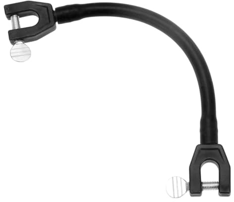 Anneome Connecteur de Pointe de Ski Aide à Entraînement Contrôle Facile pour Débutants Attache Ski Chasse Portable pour Apprentissage et Maîtrise des Virages Noir