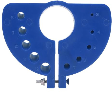 Oumefar Angle Grinder Drill Bit Sharpener Attachment Efficient 3-12mm Drill Bit Grinding Attachment for Various Angle Grinders to Be Modified Into ABS Material (Blue)