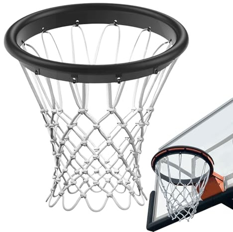 Rete di ricambio per pallacanestro – Morbido TPU con bordo standard, in rete rimovibile, facile da installare, attrezzature sportive per tutte le stagioni, design per scuole, parchi, comunità