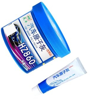 wueiooskj Kit de Mastic de réparation Meubles en Bois à séchage, Mastic carrosserie, kit métal, Solution complète pour Les Bosses, Automobile, durcisseur carrosserie