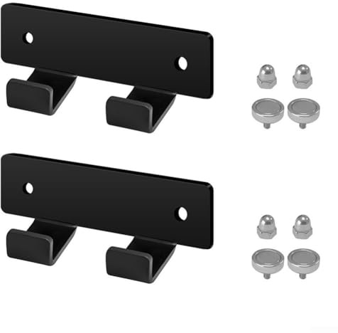 ZAMETTER 2 portachiavi magnetici per mandrino, per trapano, tornio, fresa, utensili, in acciaio ispessito, per alberi da 2,5 cm, colore nero