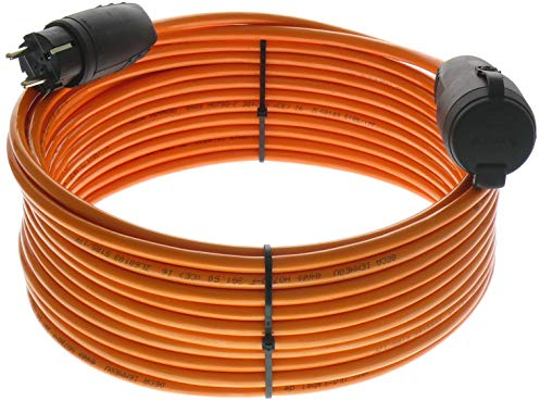 Verlängerungskabel 30 Meter IP54 Außen Verlängerung 30m Stromkabel Außenbereich Kabel Strom Verlaengerungskabel Gummikabel H07BQ-F 3x1,5 Schuko Outdoor Extension Cord