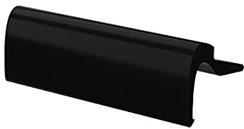 MS Beschläge® Glasfalzgriff Terassentürgriff Balkontürgriff Ziehgriff aus Aluminium (Schwarz - RAL 9005)