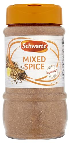 Schwartz Condimento mixto de especias, cálido y picante para platos dulces y salados, 0,205 kg, la etiqueta puede variar