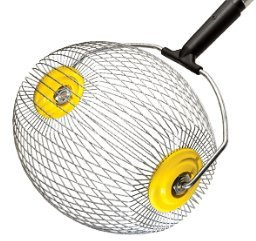 CESTELLO RULLO RACCOGLI NOCCIOLE, CASTAGNE, NOCI (LARGE) + MANICO REGOLABILE