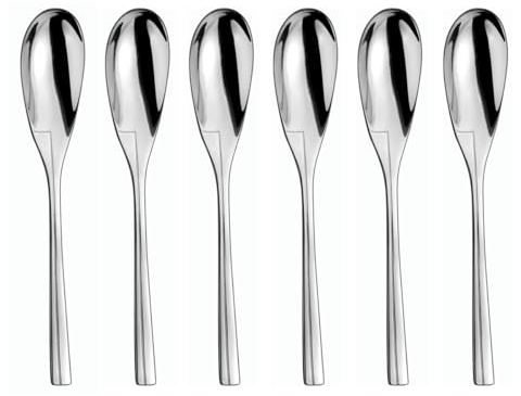 COUZON - Cuillère à café - Lot de 6 - Persane - Acier inoxydable 18/10, Finition Miroir, Epaisseur 2.5 mm, Longueur 158 mm - Inox
