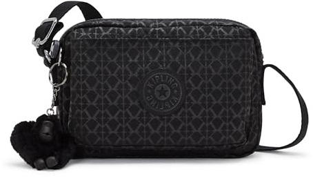 Kipling Damen Abanu Crossbody Taschen Einheitsgröße, Schwarz - Signature Emb - Größe: One Size